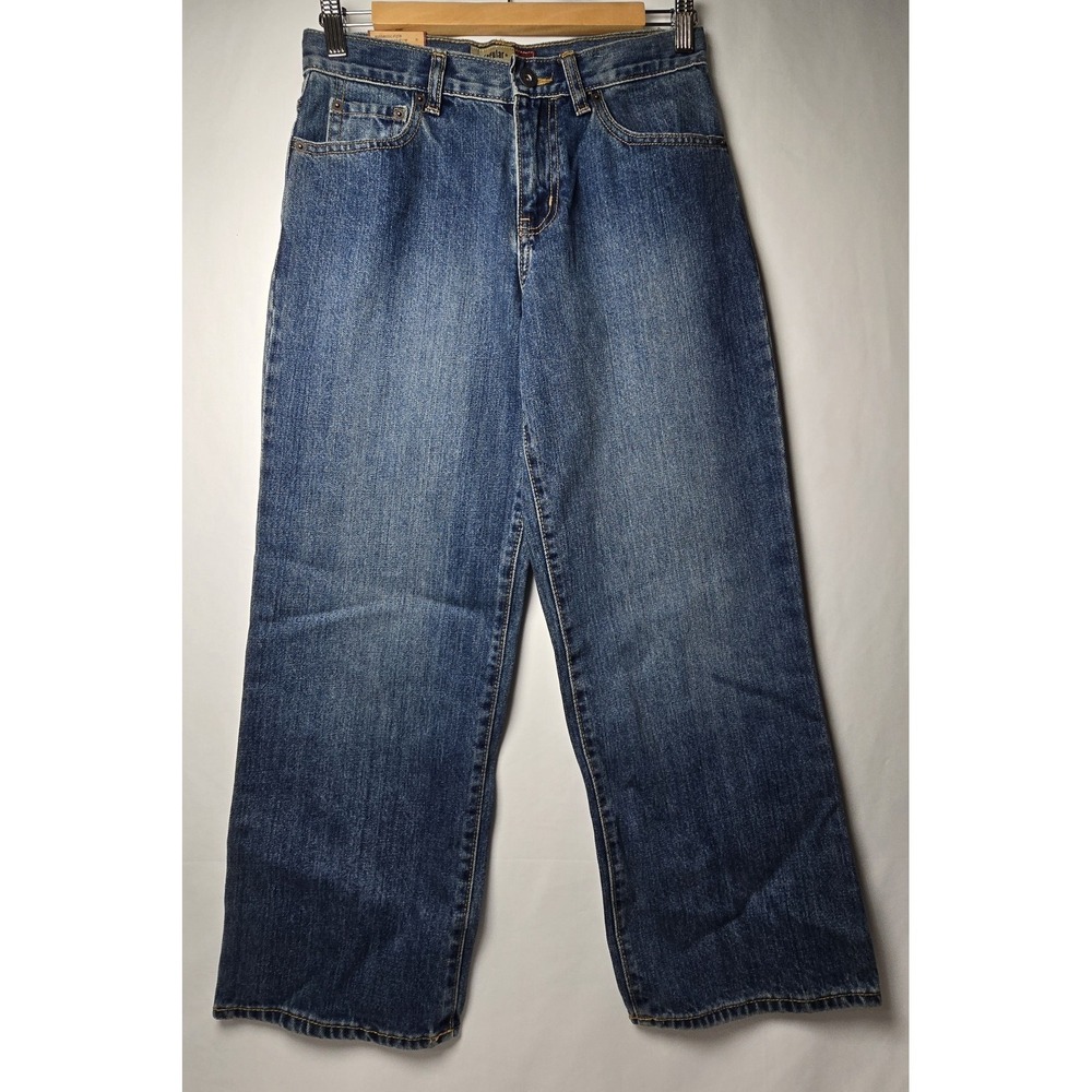 Old Navy Youth Jeans Size 10/12‎ Husky Adjustable Waist Medium Wash   (A9)